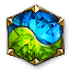 Dyad Gilded Hexagonal Sapphire-Emerald