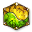 Dyad Gilded Hexagonal Citrine-Emerald